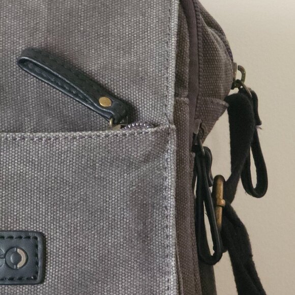 Cargo Canvas Utility Side Satchel Bag - Picture 6 of 8